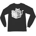 Cat Book Humor How To Train Your Human Unisex Long Sleeve T-Shirt Cat Book Humor How To Train Your Human Unisex Long Sleeve T-Shirt