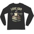 Christian Bookworm Love God Read Books Drink Tea Unisex Long Sleeve T-Shirt Christian Bookworm Love God Read Books Drink Tea Unisex Long Sleeve T-Shirt
