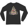 Christmas Book Reading Reader Xmas Bibliophile -Adult Christmas Tree Book Modern Unisex Long Sleeve T-Shirt Christmas Book Reading Reader Xmas Bibliophile -Adult Christmas Tree Book Modern Unisex Long Sleeve T-Shirt