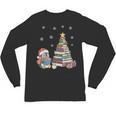 Christmas A Penguin Reading Book Snowflake Cocoa Hot Teacher Unisex Long Sleeve T-Shirt Christmas A Penguin Reading Book Snowflake Cocoa Hot Teacher Unisex Long Sleeve T-Shirt