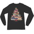 Christmas Tree Book Bookworm Unisex Long Sleeve T-Shirt