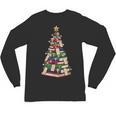 Christmas Tree Of Books For Readers And Librarians Unisex Long Sleeve T-Shirt