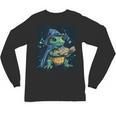 Cool Magical Book With Wizard Turtle For Adults And Kids Unisex Long Sleeve T-Shirt