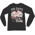 Coquette 100 Days Of Bows Books Reading 100th Day Of School Unisex Long Sleeve T-Shirt Coquette 100 Days Of Bows Books Reading 100th Day Of School Unisex Long Sleeve T-Shirt