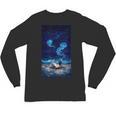 Cosmic Botanical Book Lover Reading Unisex Long Sleeve T-Shirt