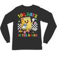 Cute 100 Days In The Books Groovy Boy Girl Teacher Unisex Long Sleeve T-Shirt