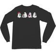 Cute Ghosts Reading Books Lover Spooky Season Halloween Unisex Long Sleeve T-Shirt Cute Ghosts Reading Books Lover Spooky Season Halloween Unisex Long Sleeve T-Shirt