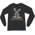 Cute Rabbit Bunny Book Lover Unisex Long Sleeve T-Shirt Cute Rabbit Bunny Book Lover Unisex Long Sleeve T-Shirt