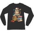 Cute Reading Chicken With Glasses Books Bookworm Reader Book Unisex Long Sleeve T-Shirt Cute Reading Chicken With Glasses Books Bookworm Reader Book Unisex Long Sleeve T-Shirt
