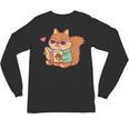 Cute Squirrel Reading A Book Lovers Anime Kawaii Women Kids Unisex Long Sleeve T-Shirt Cute Squirrel Reading A Book Lovers Anime Kawaii Women Kids Unisex Long Sleeve T-Shirt
