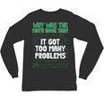Dad Joke Why Was The Math Book Sad Pun Dad Jokes Unisex Long Sleeve T-Shirt Dad Joke Why Was The Math Book Sad Pun Dad Jokes Unisex Long Sleeve T-Shirt