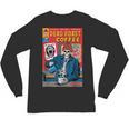 Dead Roast Coffee Comic Book Cover Style Skeleton Barista Unisex Long Sleeve T-Shirt Dead Roast Coffee Comic Book Cover Style Skeleton Barista Unisex Long Sleeve T-Shirt