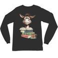 Donkey Reading Book Read Books Be Kind Stay Weird Librarian Unisex Long Sleeve T-Shirt Donkey Reading Book Read Books Be Kind Stay Weird Librarian Unisex Long Sleeve T-Shirt