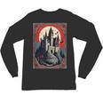 Dracula's Castle Book Cover Illustration Unisex Long Sleeve T-Shirt
