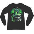 Dragon Reading Books Bookworm Unisex Long Sleeve T-Shirt