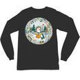 Duck Wilderness Book Reading Illustration Floral Unisex Long Sleeve T-Shirt Duck Wilderness Book Reading Illustration Floral Unisex Long Sleeve T-Shirt