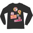 Dungeon Crawler Carl Colorful Sticker Collage LitRPG Book Unisex Long Sleeve T-Shirt Dungeon Crawler Carl Colorful Sticker Collage LitRPG Book Unisex Long Sleeve T-Shirt