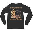 Easily Distracted By Books & Dragons Librarian Book Lover Unisex Long Sleeve T-Shirt