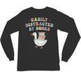 Easily Distracted By Books Silly-Goose Bookish Library Read Unisex Long Sleeve T-Shirt Easily Distracted By Books Silly-Goose Bookish Library Read Unisex Long Sleeve T-Shirt