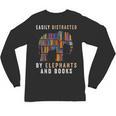 Easily Distracted By Elephants And Books Elephant Unisex Long Sleeve T-Shirt