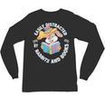 Easily Distracted By Rabbits And Books Reading Unisex Long Sleeve T-Shirt