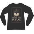 Printed Page Perfume Book Lover Saying Unisex Long Sleeve T-Shirt