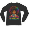 Education Is Freedom Teacher Books History Month Unisex Long Sleeve T-Shirt Education Is Freedom Teacher Books History Month Unisex Long Sleeve T-Shirt