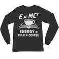 EMC2 Energy Milk x Coffee Science Book Math Lover Unisex Long Sleeve T-Shirt EMC2 Energy Milk x Coffee Science Book Math Lover Unisex Long Sleeve T-Shirt