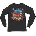 Fantasy Drama Tragedy Books Subtle Reader Librarian Flower Unisex Long Sleeve T-Shirt