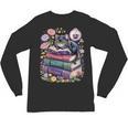 Fantasy Drama Tragedy Cute Cat Book Lover Readers Librarians Unisex Long Sleeve T-Shirt Fantasy Drama Tragedy Cute Cat Book Lover Readers Librarians Unisex Long Sleeve T-Shirt