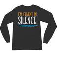Im Fluent In Silence Introvert Unisex Long Sleeve T-Shirt Im Fluent In Silence Introvert Unisex Long Sleeve T-Shirt