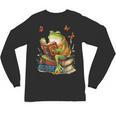 Frog & Toad Fishing Vintage Classic Book Frog Reading Book Unisex Long Sleeve T-Shirt