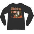 Ghost Library Reading Books Halloween Men Women Kids Unisex Long Sleeve T-Shirt Ghost Library Reading Books Halloween Men Women Kids Unisex Long Sleeve T-Shirt