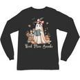 Ghost Reading Book Coquette Bow Halloween Girl Kid Teacher Unisex Long Sleeve T-Shirt Ghost Reading Book Coquette Bow Halloween Girl Kid Teacher Unisex Long Sleeve T-Shirt