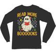 Ghost Reading Books Teacher Student Halloween Read More Book Unisex Long Sleeve T-Shirt Ghost Reading Books Teacher Student Halloween Read More Book Unisex Long Sleeve T-Shirt