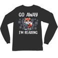 Go Away I'm Reading Book Reader Cute Fox Librarians Unisex Long Sleeve T-Shirt
