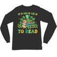Goods Luck Read Librarian Book Patrick Days Shamrock Clover Unisex Long Sleeve T-Shirt