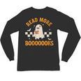Groovy Halloween Teacher Spooky Read More Book Women Girl Unisex Long Sleeve T-Shirt
