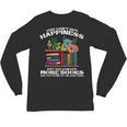 Happiness More Books Read Reading Librarian Men Women Kids Unisex Long Sleeve T-Shirt