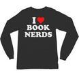 I Heart Book Nerds Book Readers Cute Unisex Long Sleeve T-Shirt