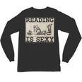 Hot Pin Up Girl Comic Book Vintage Reading Is Sexy Unisex Long Sleeve T-Shirt