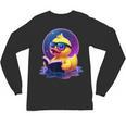 Humor Rubber Duck Reading Book Unisex Long Sleeve T-Shirt Humor Rubber Duck Reading Book Unisex Long Sleeve T-Shirt