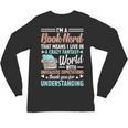 I'm a Book Nerd Bookworm Unisex Long Sleeve T-Shirt