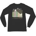 I'm Booked Tonight Cozy Floral Book Lover Graphic Unisex Long Sleeve T-Shirt
