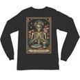 The Introvert Skeleton Tarot Card Coffee Book Lover Unisex Long Sleeve T-Shirt The Introvert Skeleton Tarot Card Coffee Book Lover Unisex Long Sleeve T-Shirt