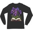 Irises Flowers Book Iris Floral Unisex Long Sleeve T-Shirt Irises Flowers Book Iris Floral Unisex Long Sleeve T-Shirt
