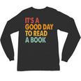 It's A Good Day To Read A Book Retro Vintage Teacher Unisex Long Sleeve T-Shirt