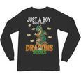 Just a Boy Who Loves Dragons And Books Reading Dragon Unisex Long Sleeve T-Shirt Just a Boy Who Loves Dragons And Books Reading Dragon Unisex Long Sleeve T-Shirt