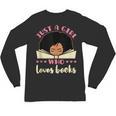 Just a Girl Who Loves Books African American Book Nerd Lover Unisex Long Sleeve T-Shirt