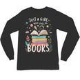 Just a Girl Who Loves Books Cute Book Lover Bookworm Unisex Long Sleeve T-Shirt Just a Girl Who Loves Books Cute Book Lover Bookworm Unisex Long Sleeve T-Shirt